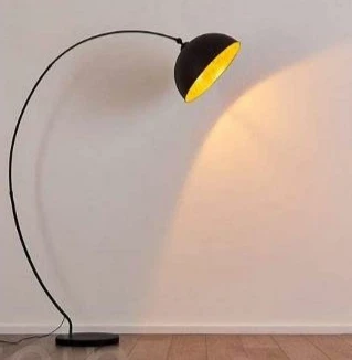 Retro Metal Dekoratif Siyah Köşe Lambası 40 cm - Resim 2