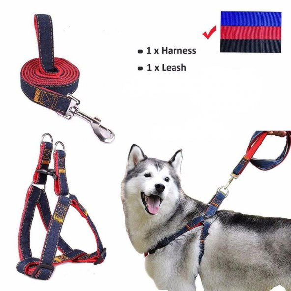 ANS 0907 Kot Desenli Gezdirmeli 1-7Kg Köpek Göğüs Tasması 1 cm - 2