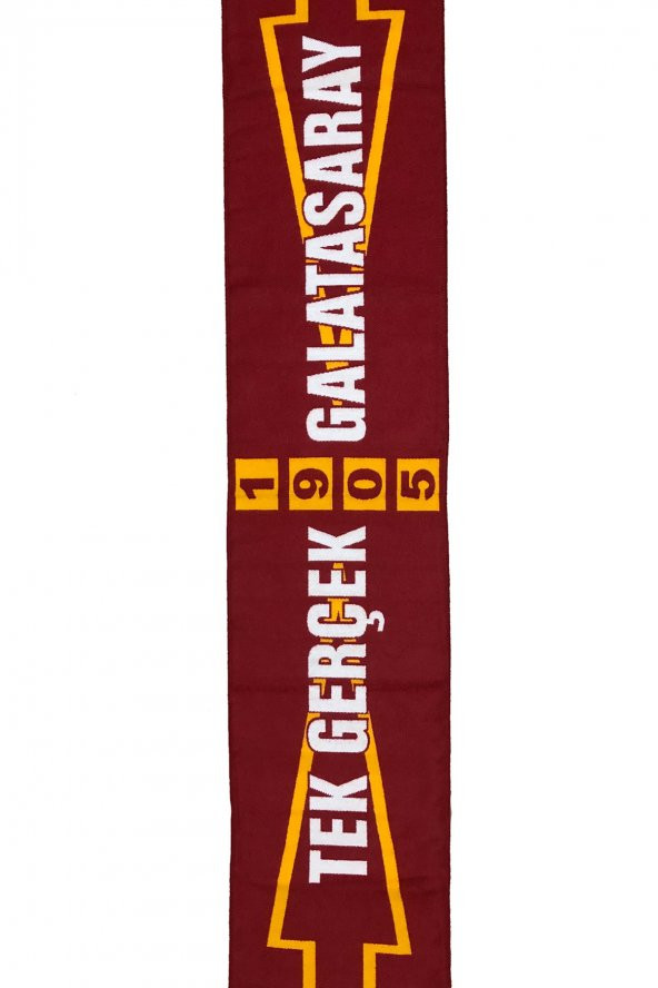 Galatasaray Orijinal Lisanslı Tek Gerçek Galatasaray Dokuma Atkı - 2