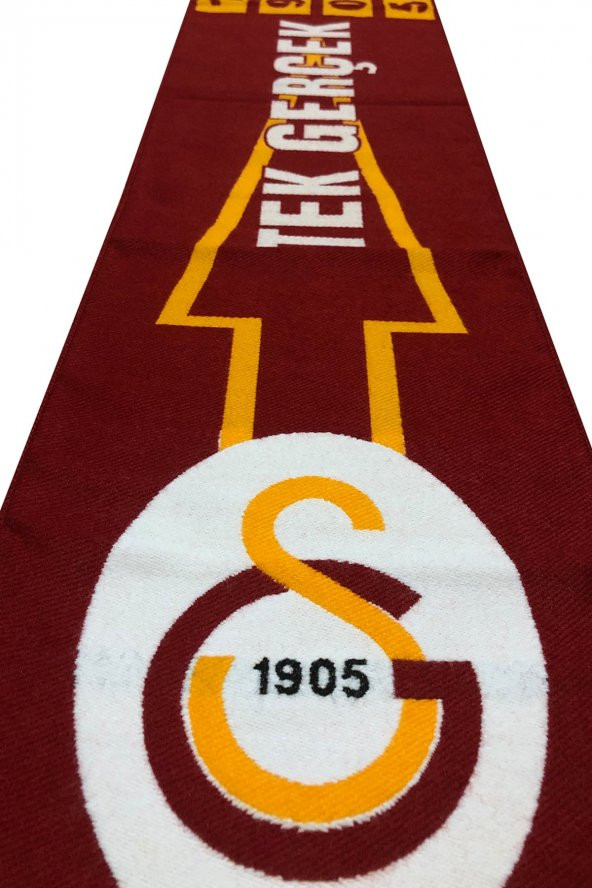 Galatasaray Orijinal Lisanslı Tek Gerçek Galatasaray Dokuma Atkı - 3