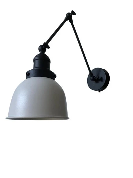 Rsylight Retro Metal Dekoratif Akrobatik Rustik Beyaz Mafsallı Duvar Aplik ürün görseli