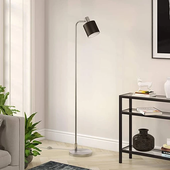 Rsylight Retro Mat Krom Modern Dekoratif Lambader Köşe Lambası - 1