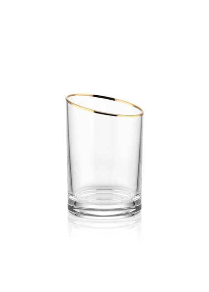 The Mia Gina Kahve Yanı Su Bardağı Gold 6lı Set - 2