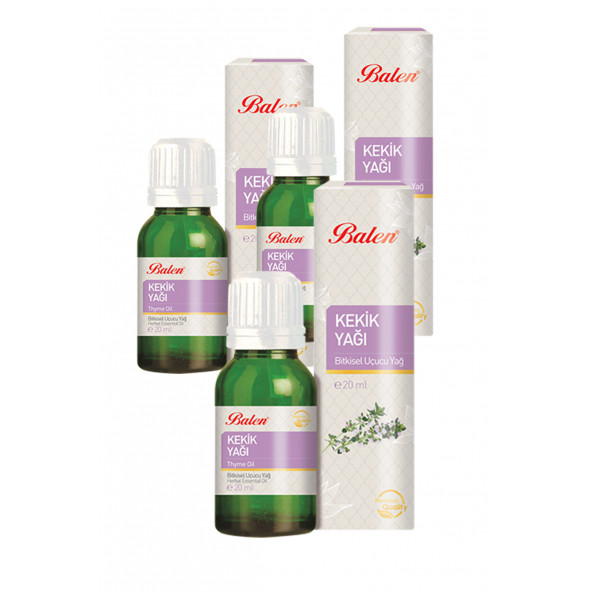 3 Kutu Balen Kekik Yağı 20 ML