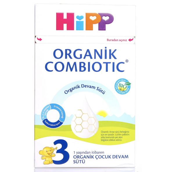 Hipp 3 Organik Combiotic Devam Sütü 800 gr