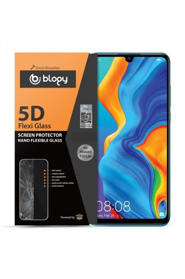 Buff Blogy Huawei P30 Lite Flexi 5D Ekran Koruyucu