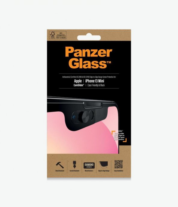 PanzerGlass Apple iPhone 13 Mini Camslider Black