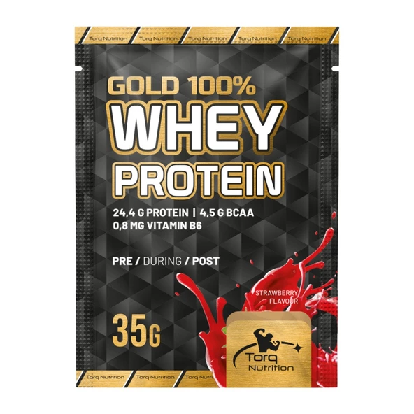 Torq Nutrition Gold Whey Protein 35 Gr - Çilek