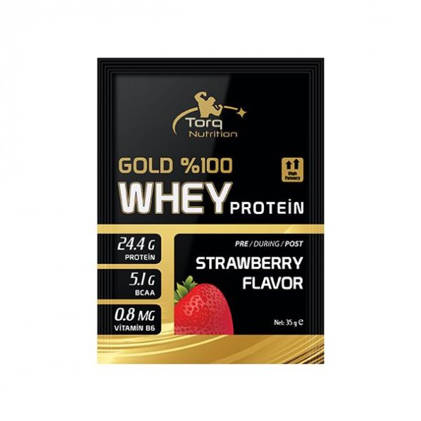 Torq Nutrition Gold Whey Protein 35 Gr - Çilek