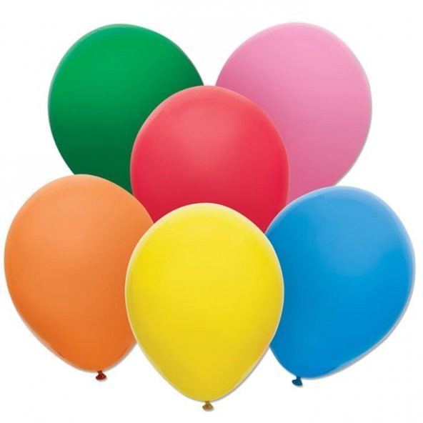 nistabolje Renkli Balon 50 Li Karışık Renk Parti Doğum Günü Kutlama Özel Günler - 2