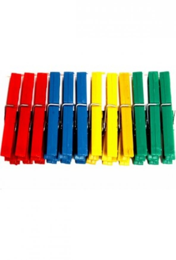 nistabolje 72 Adet Mandal Klasik Çamaşır Mandalı Plastik - 2