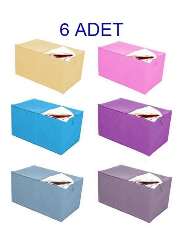 nistabolje 6 Adet Hurç Yorgan Hurcu 100x50x40 cm Büyük Mega Boy - 1