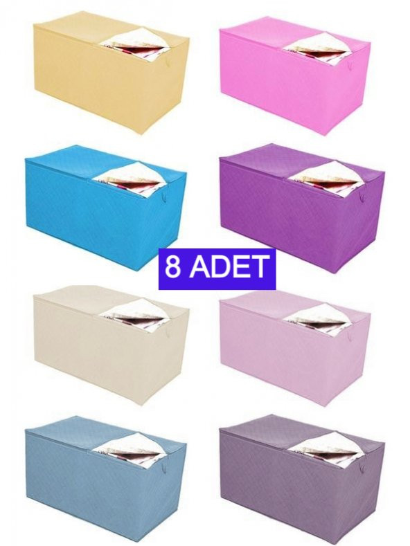 nistabolje 8 Adet Hurç Yorgan Hurcu 100x50x40 cm Büyük Mega Boy - 1