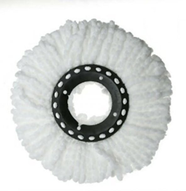 nistabolje 2 Adet Döner Başlıklı Mop Yedeği Mikrofiber Döner Paspas Yedek