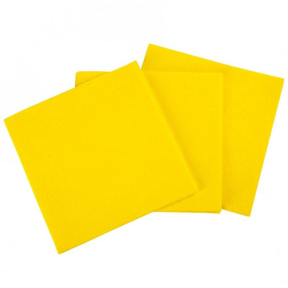 nistabolje 12 Adet Sarı Bez 30 x 35 cm Genel Mutfak Bezi Temizlik Bezi