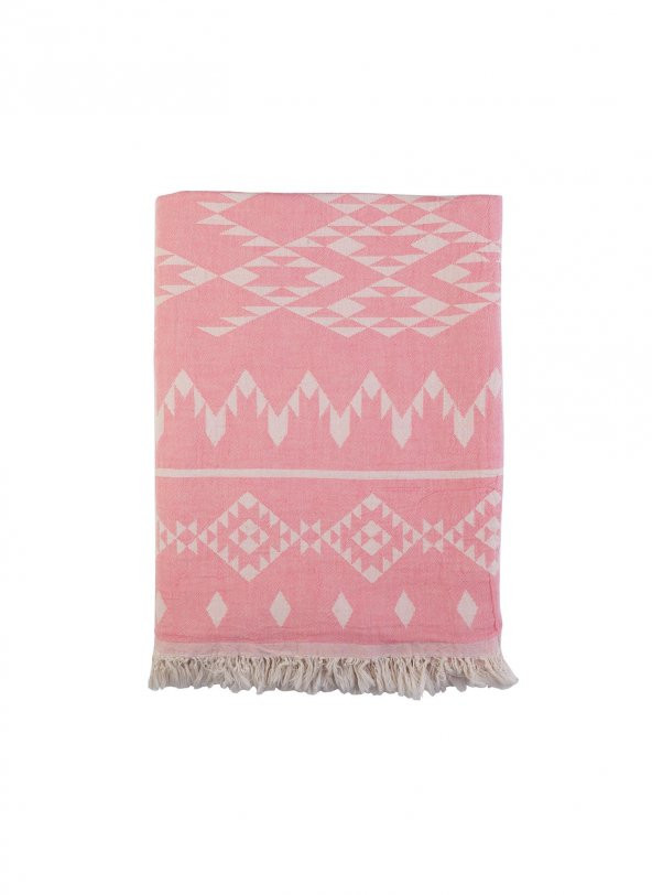 The Mia Kilim Throw Pembe 130x170 Cm