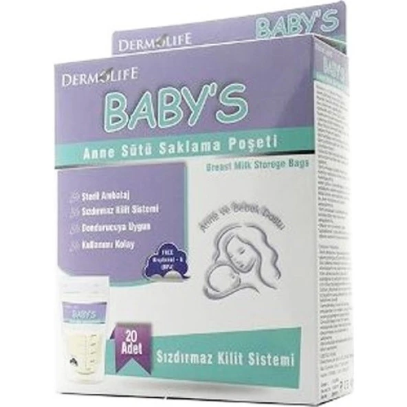 Dermolife Baby's Süt Torbası 20'li