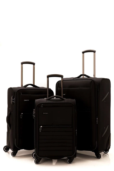 Mçs Üçlü Lüx Kumaş Valiz Seti V102 - 6