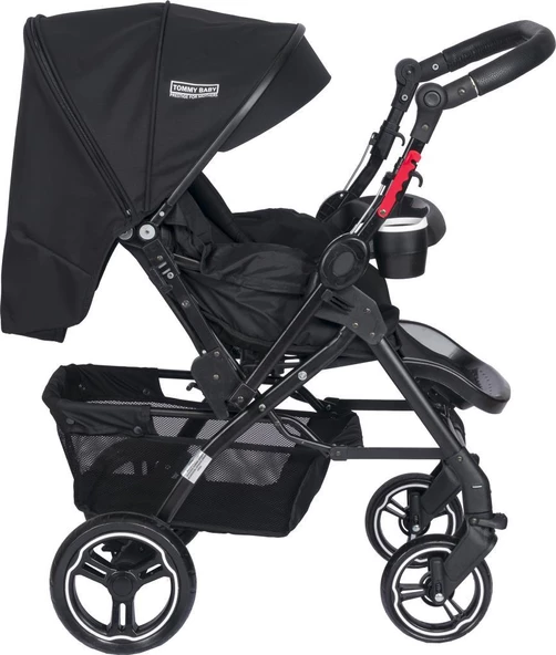 Tommybaby Tornado Plus Black Alüminyum Lüx Çift Yön Bebek Arabası - 9