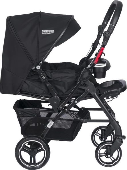 Tommybaby Tornado Plus Black Alüminyum Lüx Çift Yön Bebek Arabası - 10