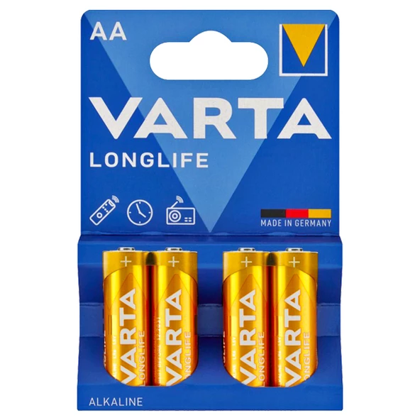 LONGLIFE POWER ALKALİN AA KALEM PİL 4LÜ PAKET FİYAT VARTA