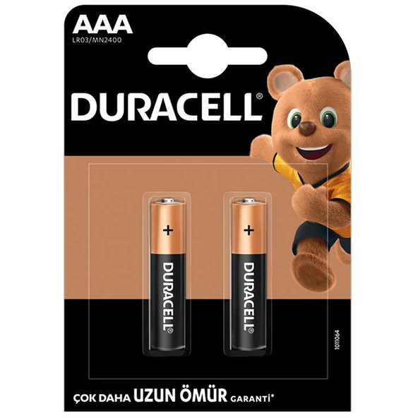 (2Lİ) PAKET FİYAT DURACELL AAA İNCE PİL