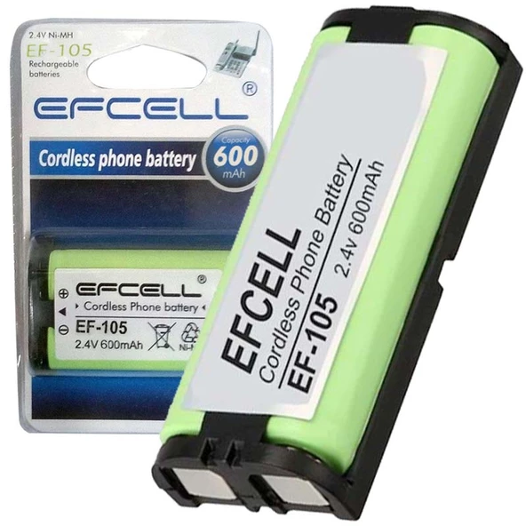 TELSİZ TEL. PİLİ MP105  (2.4V -600MA) (HHR-P105) EFCELL EF-105