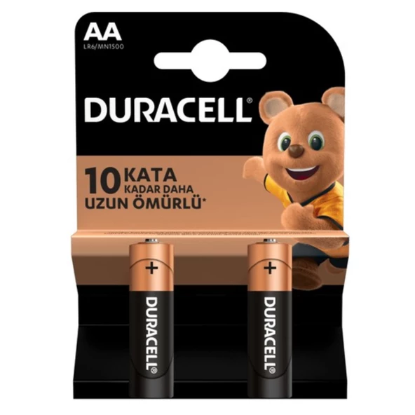 (2Lİ) PAKET FİYAT DURACELL AA KALEM PİL