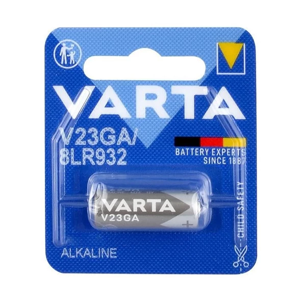 23A 12 VOLT ALKALİN PARA PİL TEKLİ PAKET FİYAT VARTA