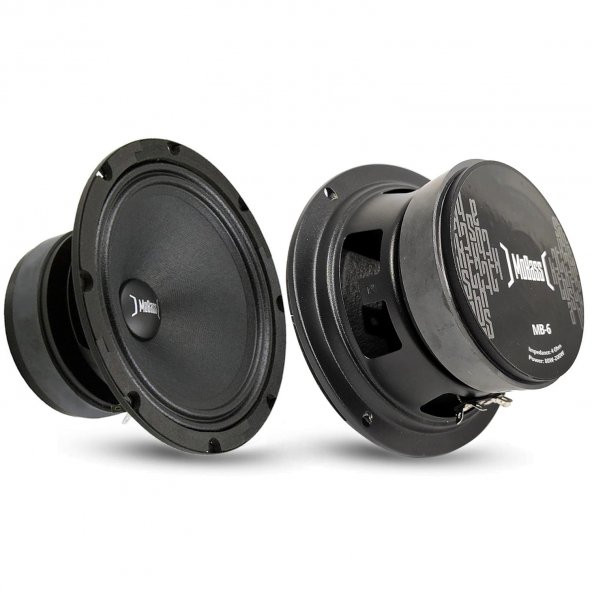 MOBASS MB-6 Oto Midrange 16cm 200 Watt 2 Adet