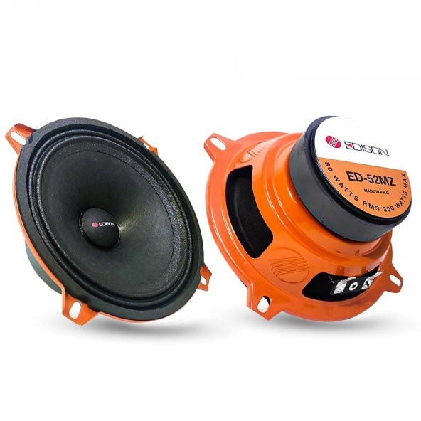 PTTAVM: OTO MIDRANGE 13CM 300W KAPAKLI 2 ADET EDISON ED-52MZ