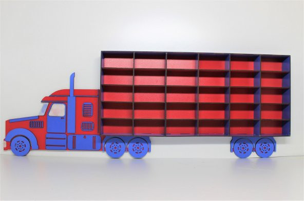 Turkafone Ahşap Dekoratif Tır Araba Rafı