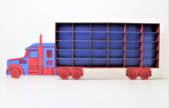 Turkafone Ahşap Dekoratif Tır Araba Rafı - 2