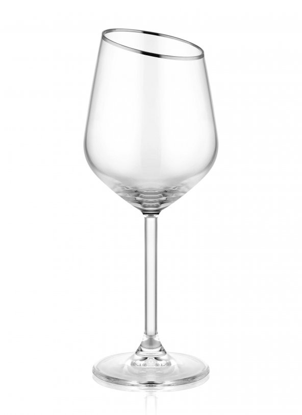The Mia Gina Şarap Kadehi Gümüş 6lı Set - 3