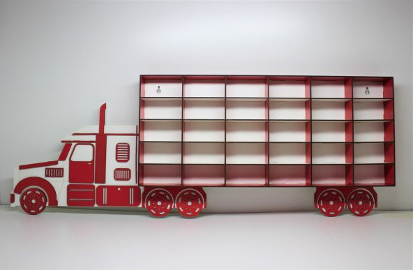 Turkafone Ahşap Dekoratif Tır Araba Rafı