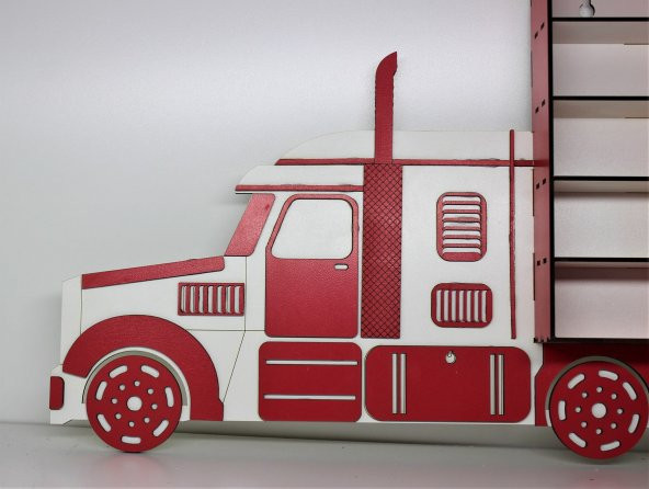 Turkafone Ahşap Dekoratif Tır Araba Rafı - 2