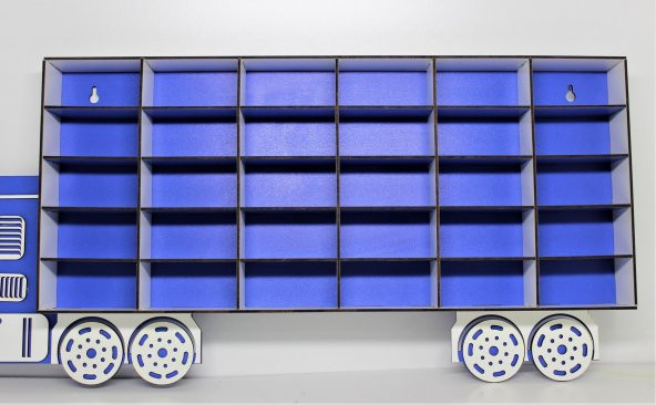 Turkafone Ahşap Dekoratif Tır Araba Rafı - 3