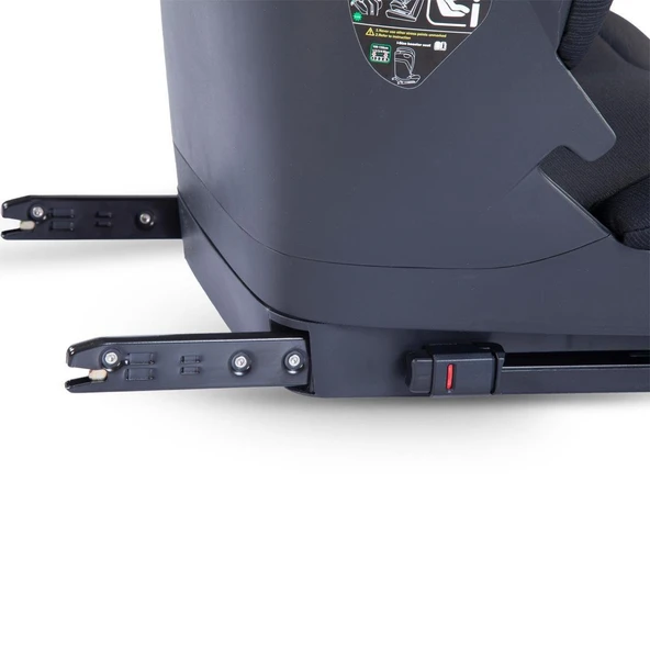 Kraft Henna Fix i-size (100-150 cm) 15-36 Kg Oto Koltuğu Siyah - Resim 4