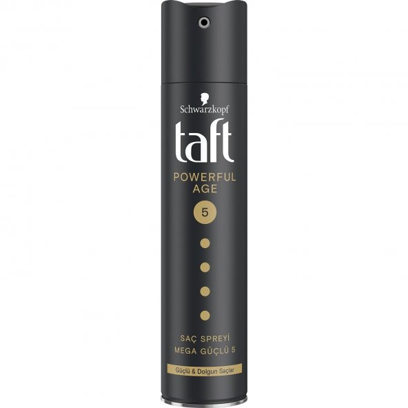 Taft Sprey Powerful Age Mega Güçlü Tutuş 250 Ml Yeni Ambalaj