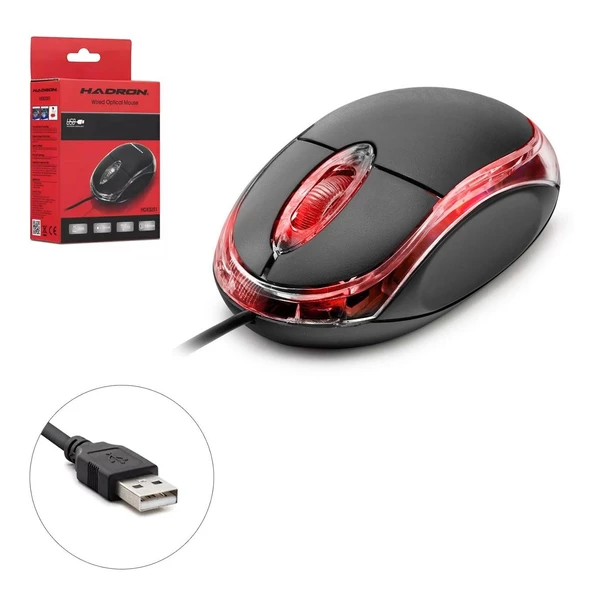 Kablolu Mouse 800 Dpi Ledli HADRON HDX-3251