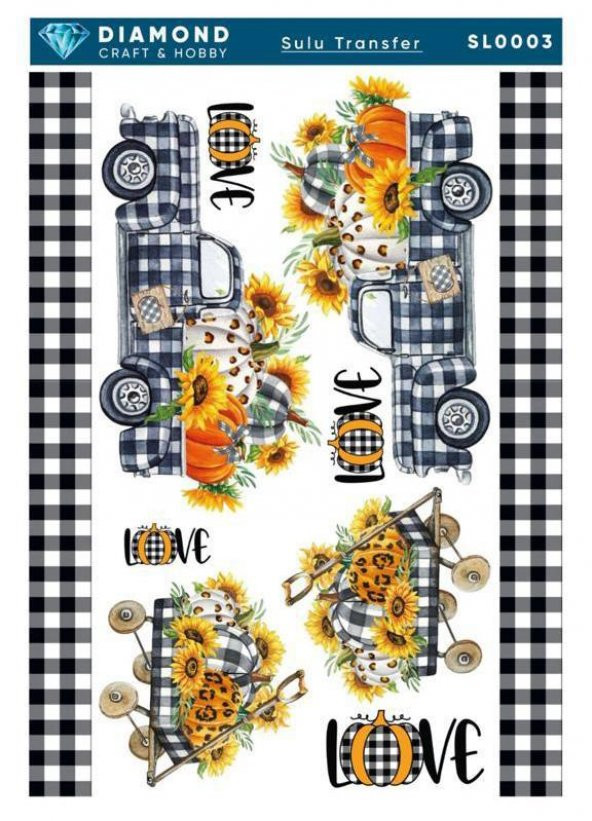 Diamond Craft Sulu Transfer SL003 ürün görseli