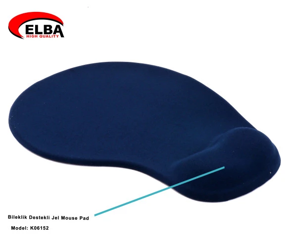 Elba Bileklikli Jel Mouse Pad Mavi Bilek Destekli Mouse Pad