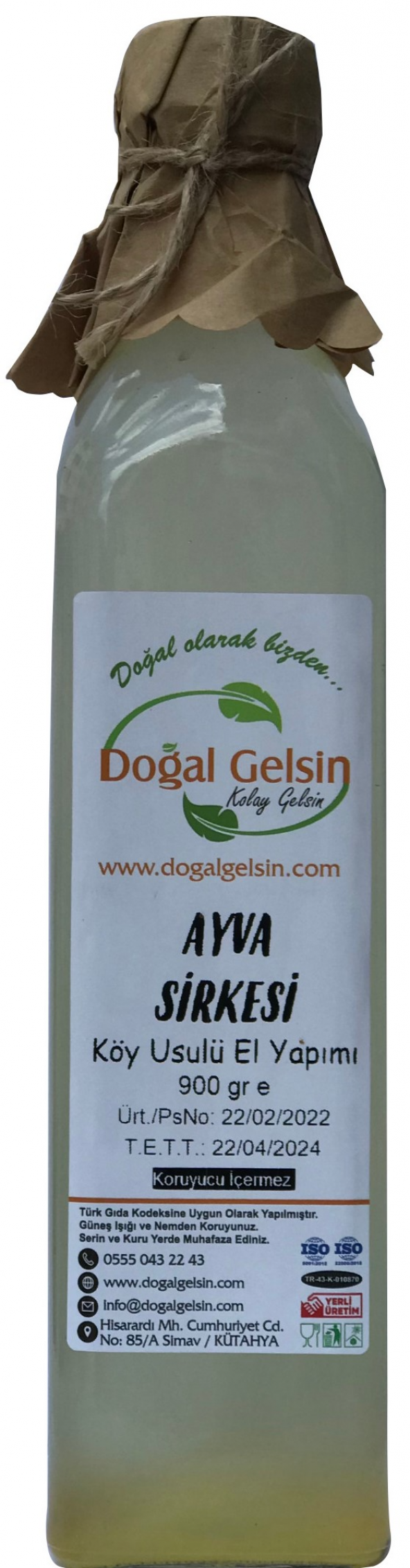 Doğal Gelsin Ayva Sirkesi - 500 ml