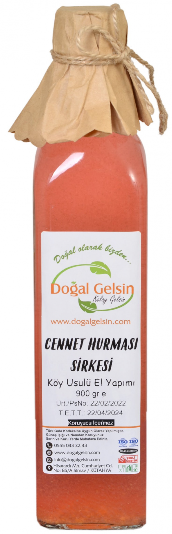 Doğal Gelsin Cennet Hurması Sirkesi - 500 ml
