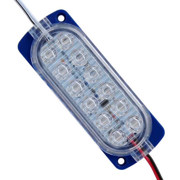 PARLAK YANIP SONEN MAVİ MODUL LED 2835 24 VOLT 1.2 WATT POWERMASTER