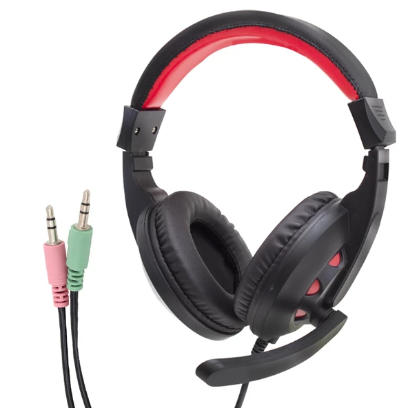 MAGICVOICE A-65 MİSDE 3.5MM AUX GİRİŞLİ MİKROFONLU KULAK ÜSTÜ OYUNCU KULAKLIK - 3