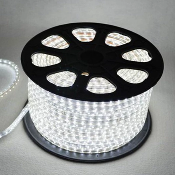 9*16 HORTUM LED 100 METRE BEYAZ 220 VOLT (MİNİMUM 1 MT. KESİLEBİLİR) POWERMASTER - 3