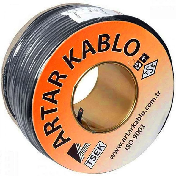 C/U 50 OHM KOAKSİYEL BAKIR KABLO ARTAR 100 METRE RG58