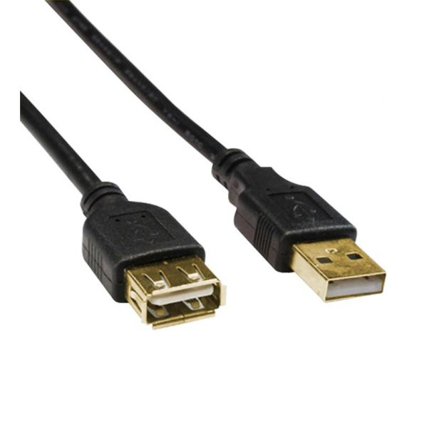 PM-31240 SİYAH USB 2.0 UZATMA KABLOSU 10 METRE POWERMASTER