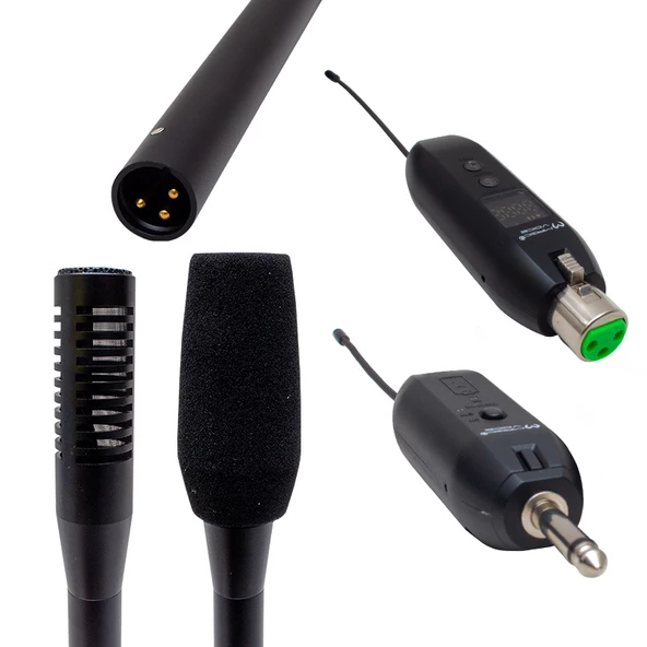 MV-19603 UHF KABLOSUZ MİKROFON(FOTO MA-TLF KAMERA) MAGICVOICE - 2